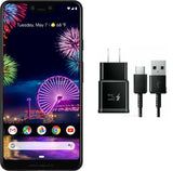 Google Pixel 3 XL 64GB Unlocked Black - Used Light Cracked Screen WORK'S GREAT