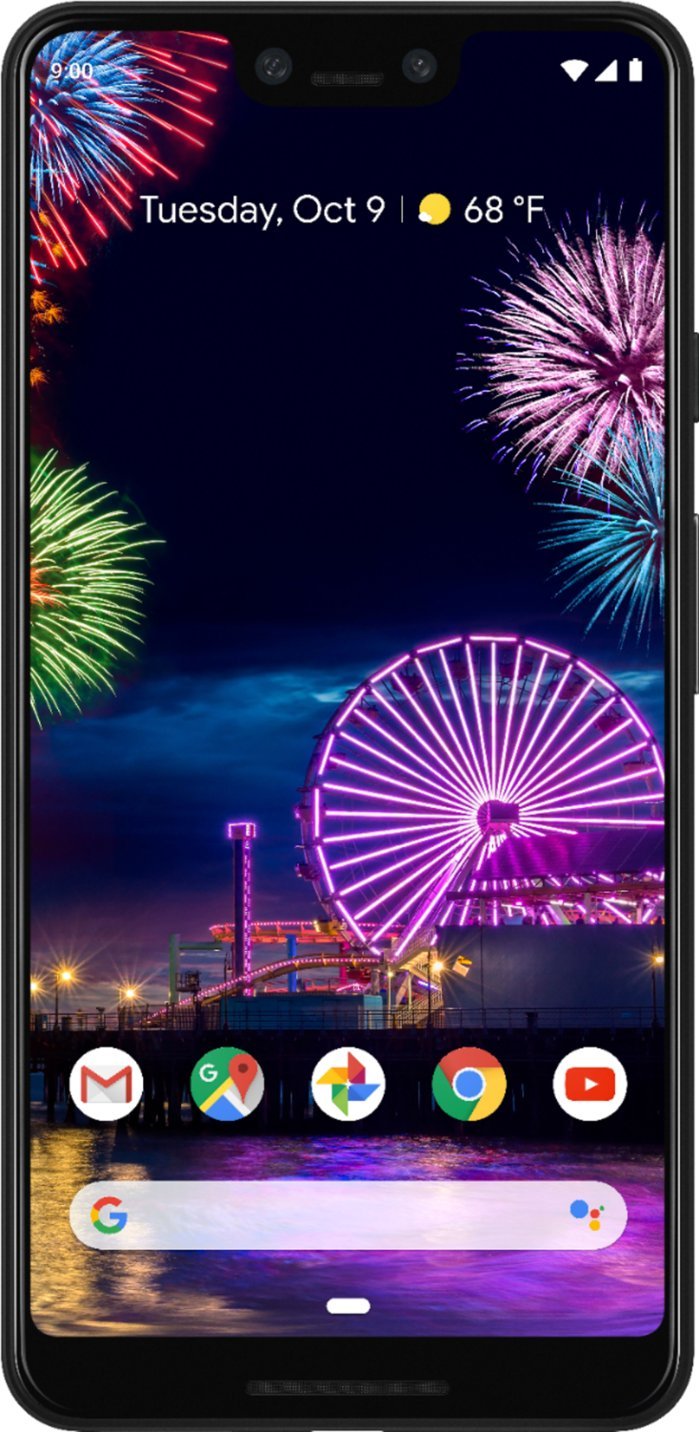 GA00475-US Google Pixel 3 XL 6.3" 64GB Android Octa Core 12MP Verizon Just Black