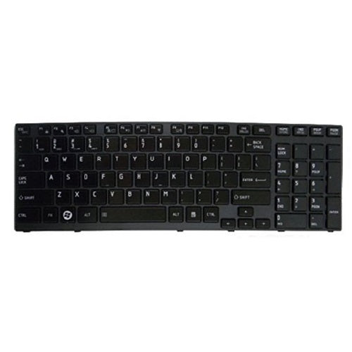 K000120210 Toshiba Keyboard US Black For Satellite P755-S5120 P755-S5393 P750 Like New