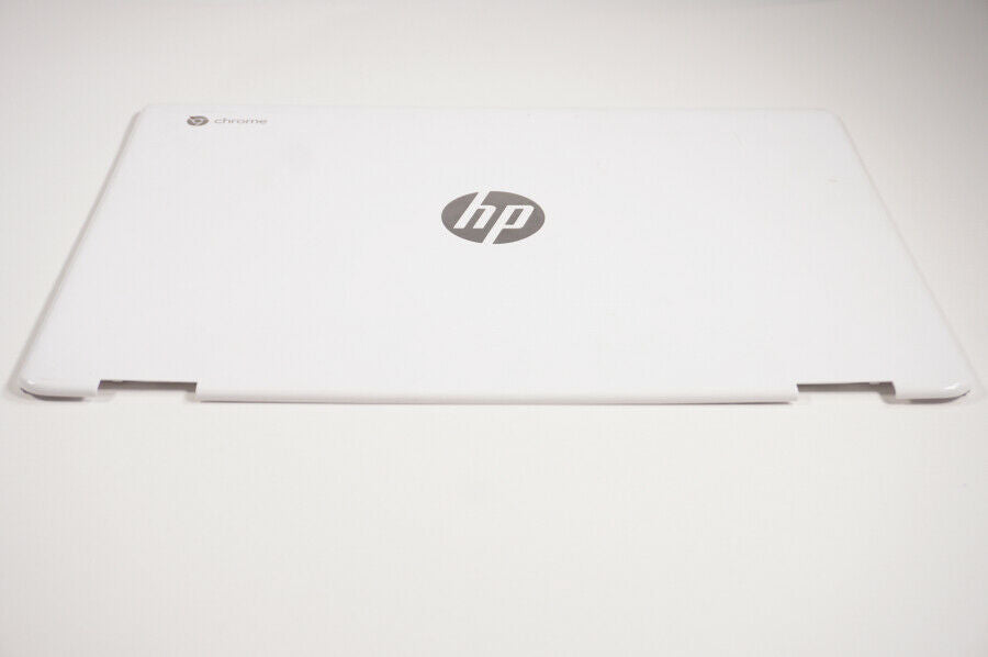 L73323-001 Hp LCD Back Cover Assembly White For Chromebook 14B-CA0013DX Like New