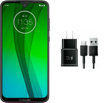 Load image into Gallery viewer, Motorola Moto G7 64GB Unlocked Ceramic Black - Heavy Cracked WORK&#39;S GREAT
