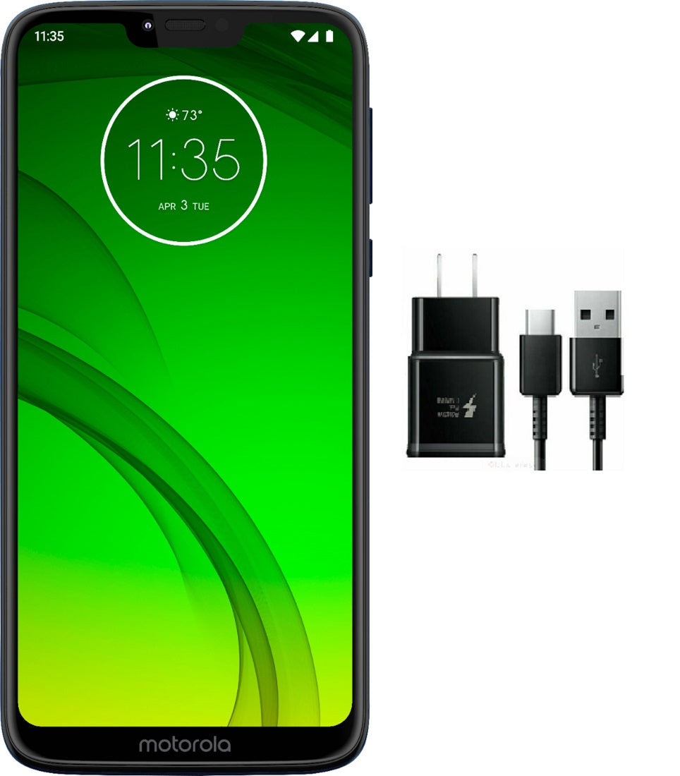 Motorola Moto G7 Power 32GB Unlocked Marine Blue - Good Condition