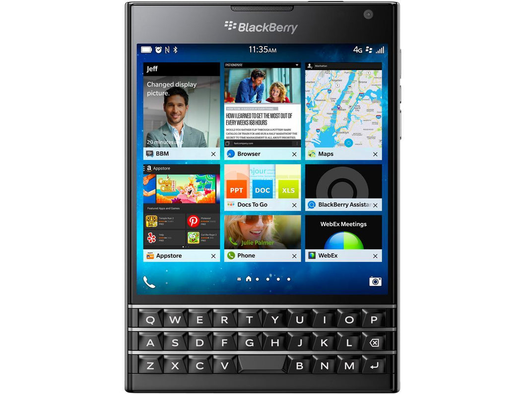RGV161LW BlackBerry Passport SQW100-3 4.5