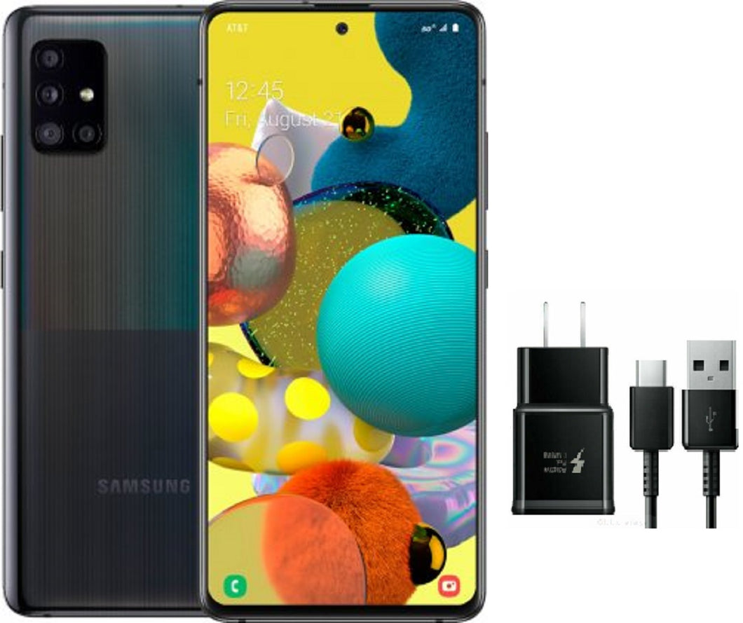 Samsung Galaxy A51 5G 128GB Unlocked Prism Cube Black - Good Condition