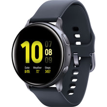 Load image into Gallery viewer, SM-R820NZKAXAR Samsung Galaxy Watch Active2 44 mm Black Aluminum Case Aqua Black
